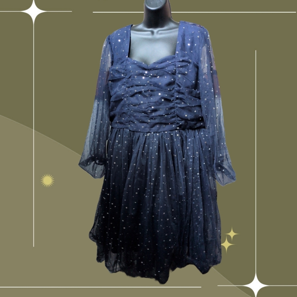 ✨ NWT Tiktok Viral Jessakae Stardust Dress In Xxl